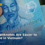 Foreign banknotes prepared for customs declaration before traveling to Vietnam and Phu Quoc